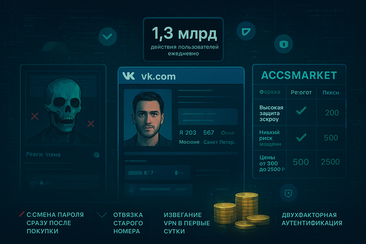 Нужны старые аккаунты ВК с историей: где купить и как не потерять доступ